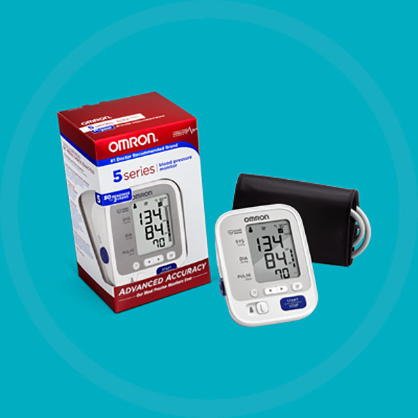 Omron 5 Series Upper Arm Blood Pressure Monitor - Carnegie Sargent's  Pharmacy & Health Center